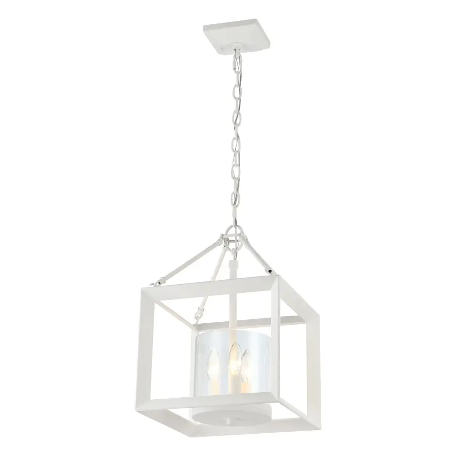 Golden Lighting Smyth 3-Light Chandelier in Natural White - Image 3