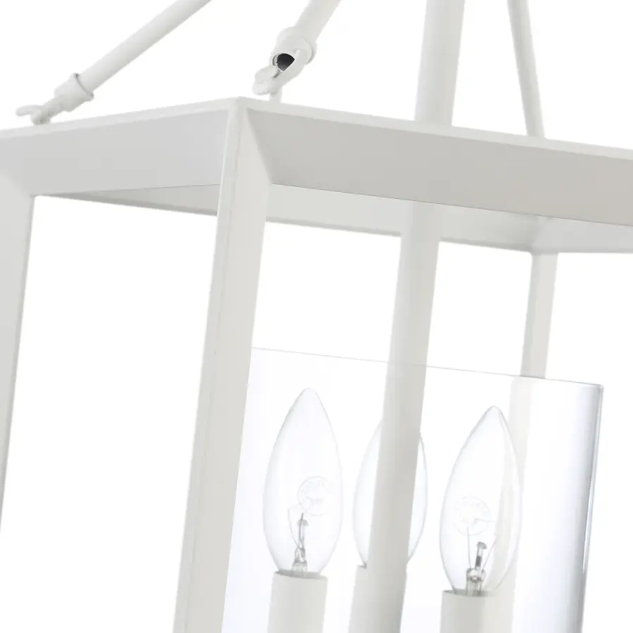 Golden Lighting Smyth 3-Light Chandelier in Natural White - Image 6