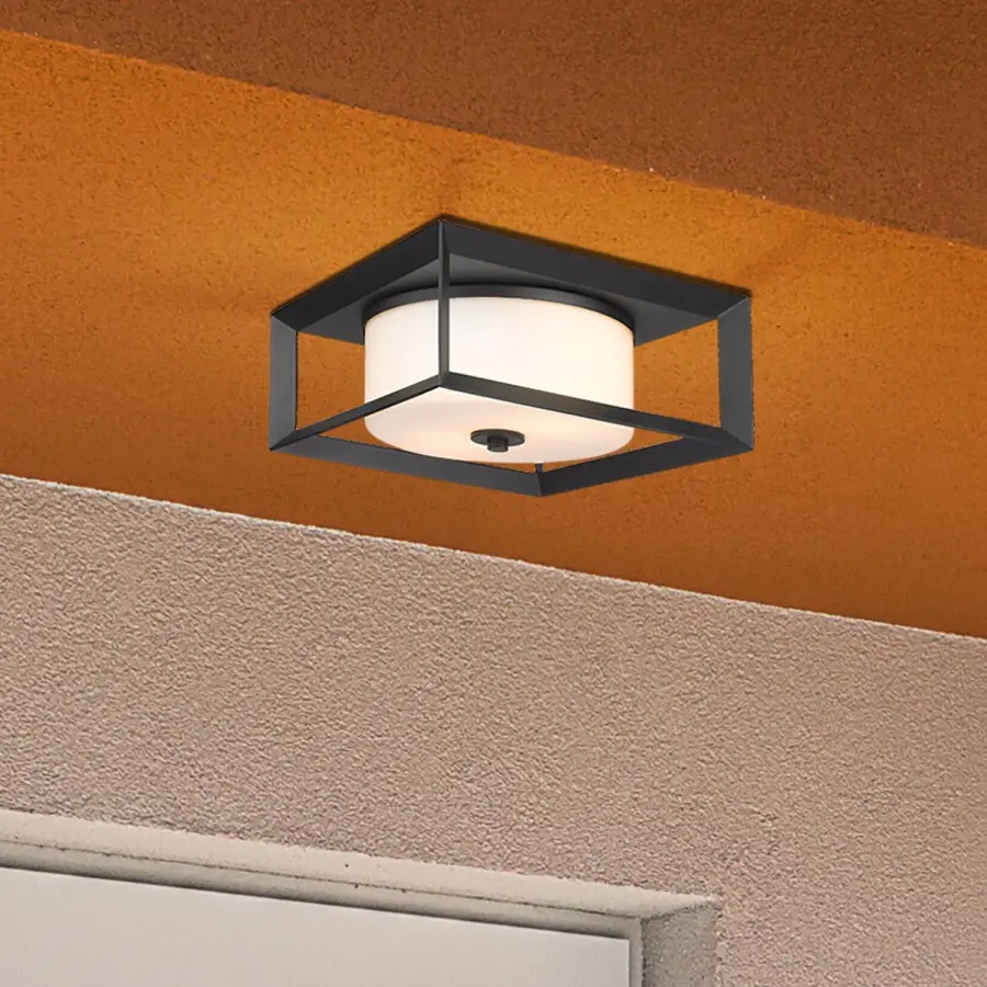 Golden Lighting Smyth 2-Light Outdoor Ceiling Light - Image 3