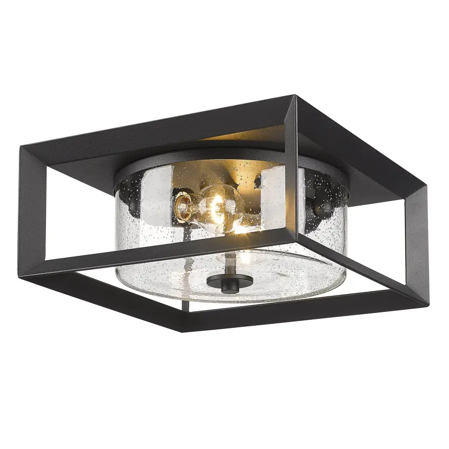 Golden Lighting Smyth 2-Light Outdoor Flush Mount - Image 1