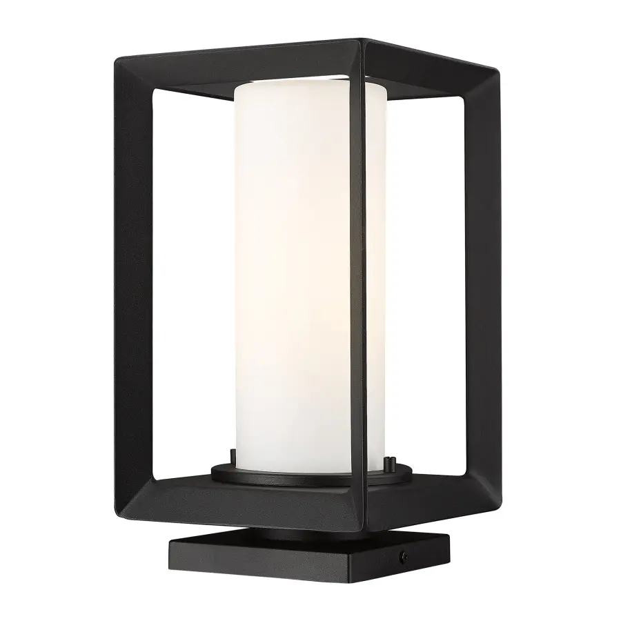 Golden Lighting Smyth Outdoor Pier Mount in Natural Black - Image 1