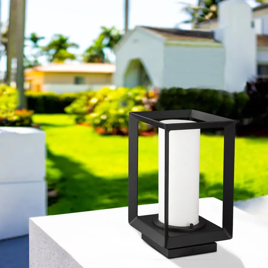 Golden Lighting Smyth Outdoor Pier Mount in Natural Black - Image 2