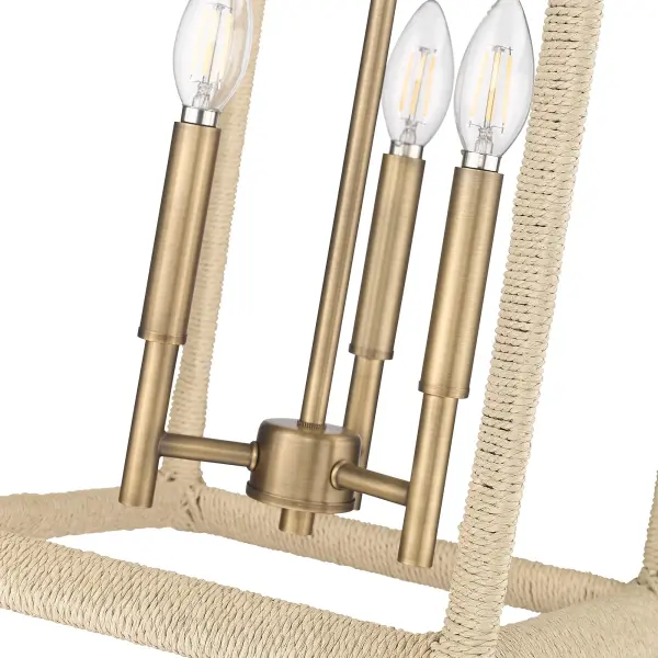 Kimber Three Light Pendant in Modern Brass - Image 4