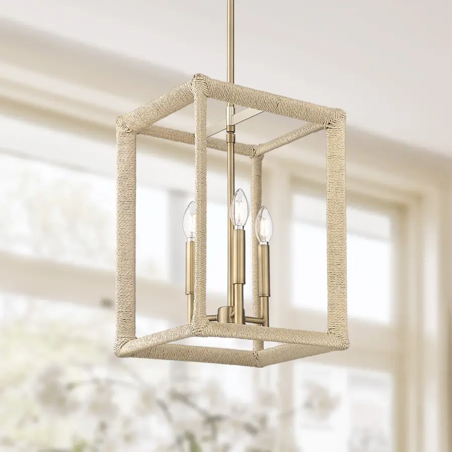 Kimber Three Light Pendant in Modern Brass - Image 6