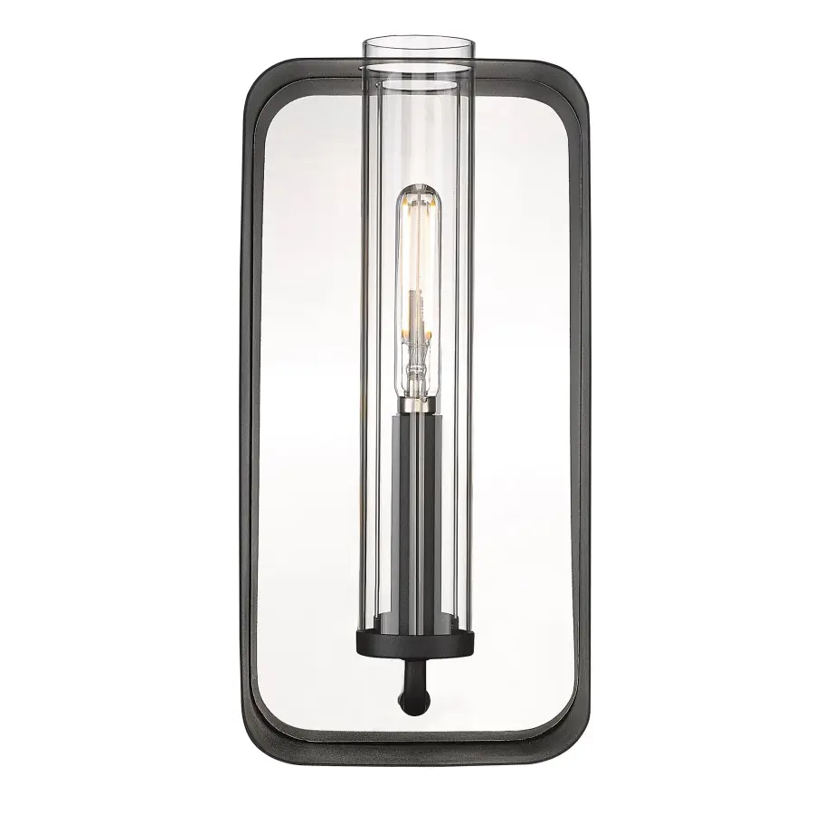 Skye One Light Wall Sconce in Natural Black - Image 2