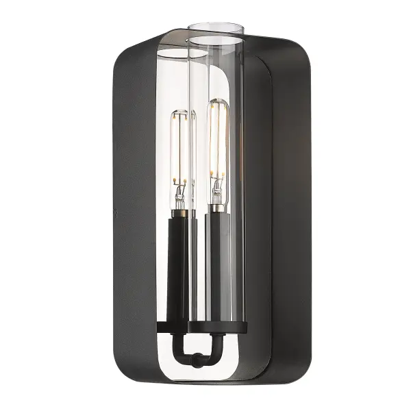 Skye One Light Wall Sconce in Natural Black - Image 4