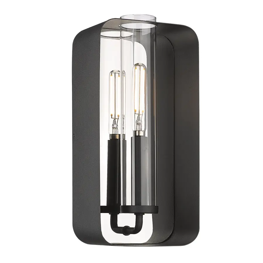 Skye One Light Wall Sconce in Natural Black - Image 4