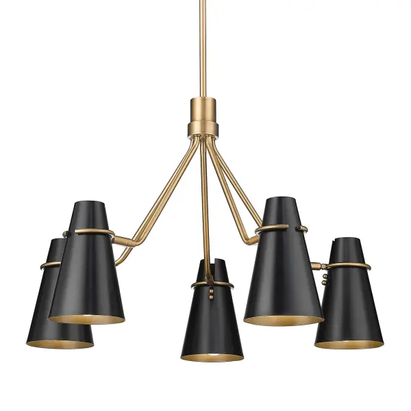 Golden Lighting Reeva 5-Light Chandelier - Image 1