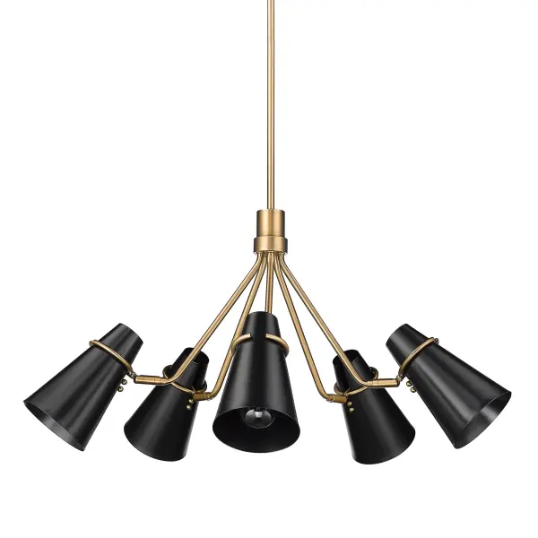 Golden Lighting Reeva 5-Light Chandelier - Image 3