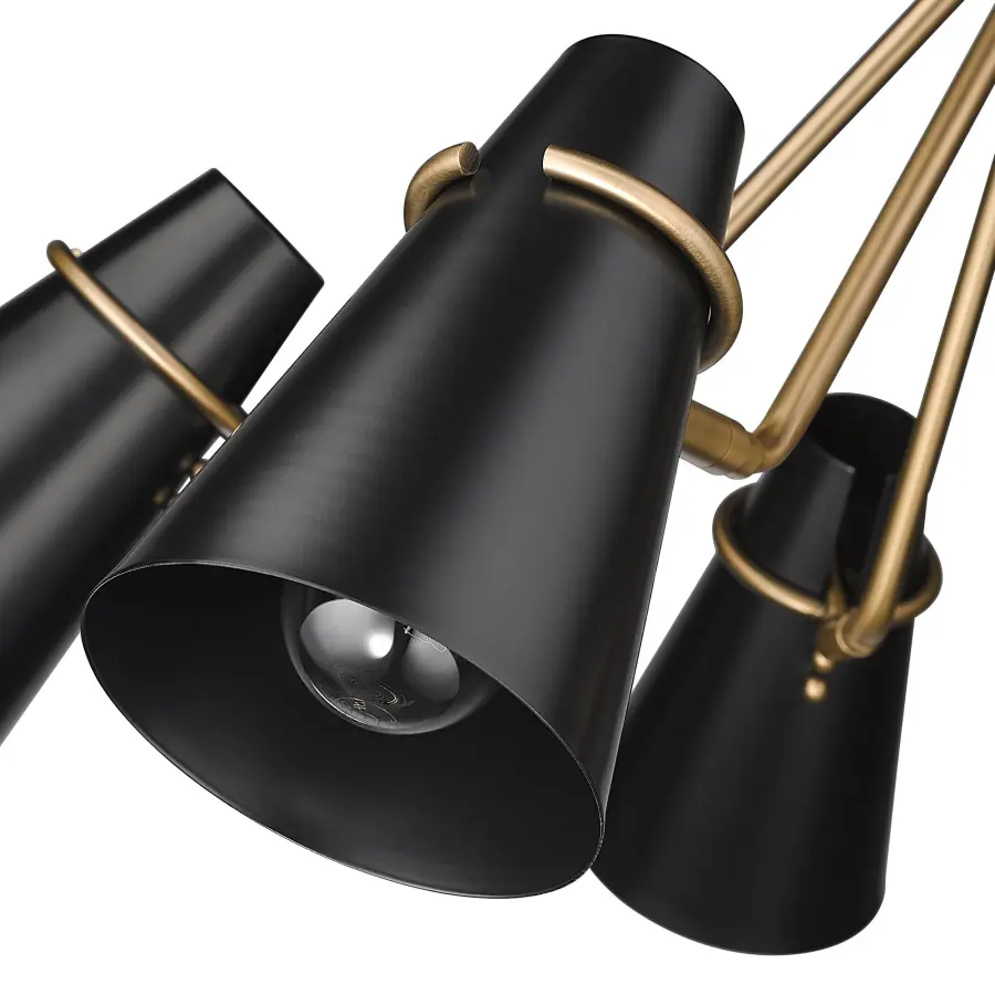 Golden Lighting Reeva 5-Light Chandelier - Image 5