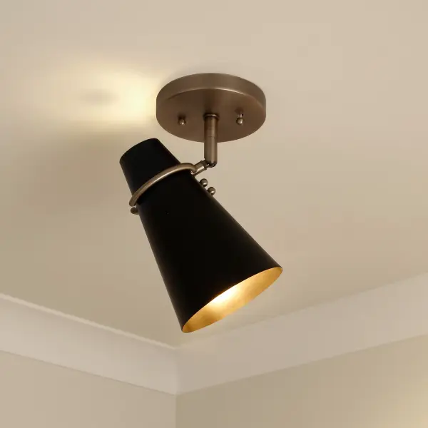 Golden Lighting Reeva 1-Light Semi-Flush Mount - Image 2