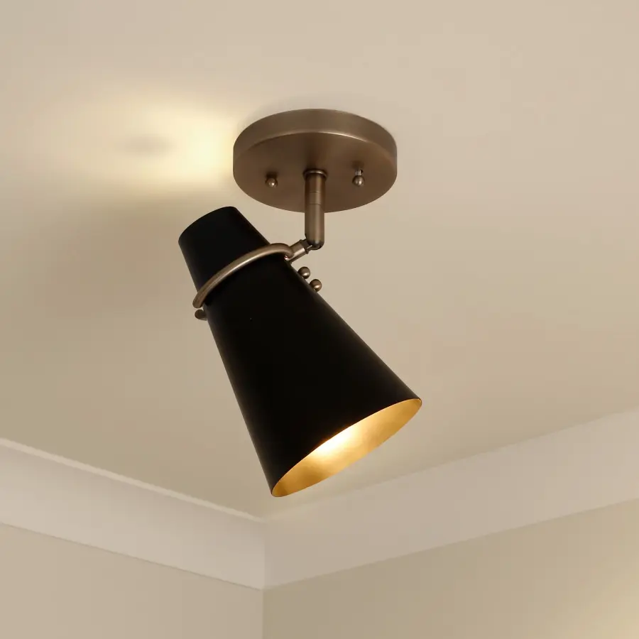 Golden Lighting Reeva 1-Light Semi-Flush Mount - Image 2