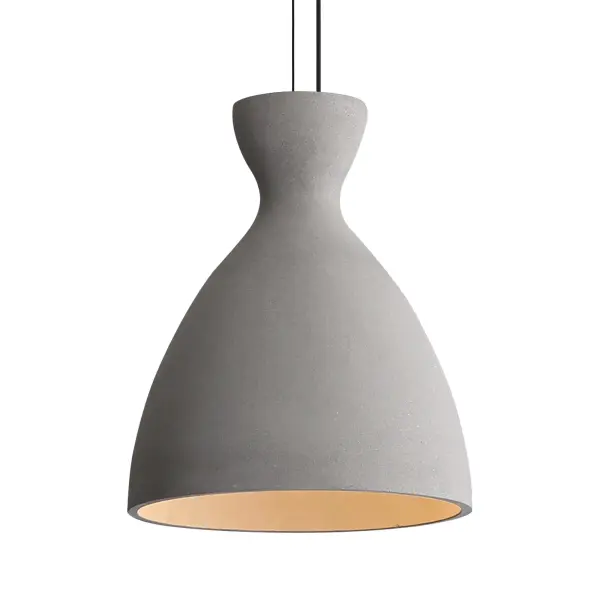 Golden Lighting Aethera 10" Integrated LED Pendant in Grey Cement - Image 1