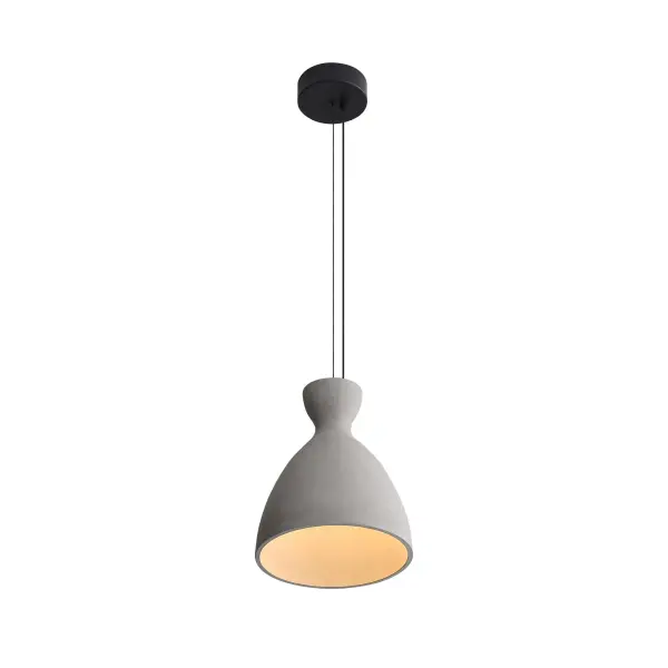 Golden Lighting Aethera 10" Integrated LED Pendant in Grey Cement - Image 2