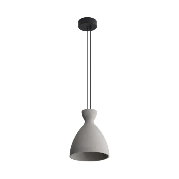 Golden Lighting Aethera 10" Integrated LED Pendant in Grey Cement - Image 3