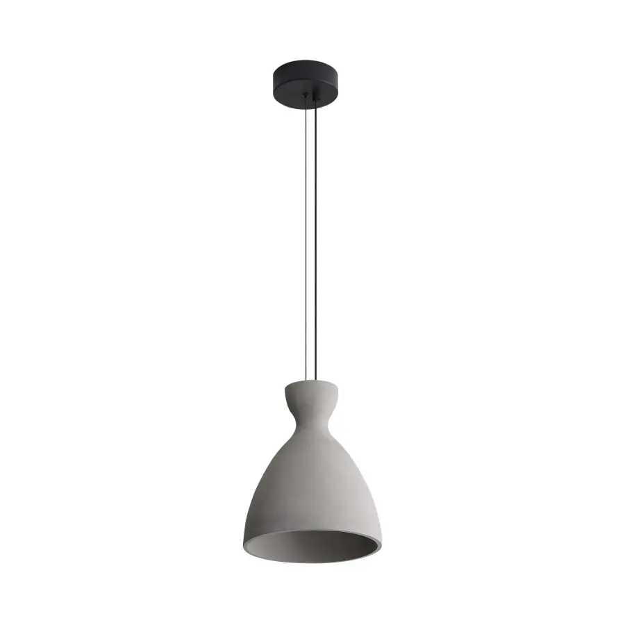 Golden Lighting Aethera 10" Integrated LED Pendant in Grey Cement - Image 3