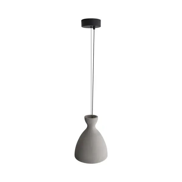 Golden Lighting Aethera 10" Integrated LED Pendant in Grey Cement - Image 4