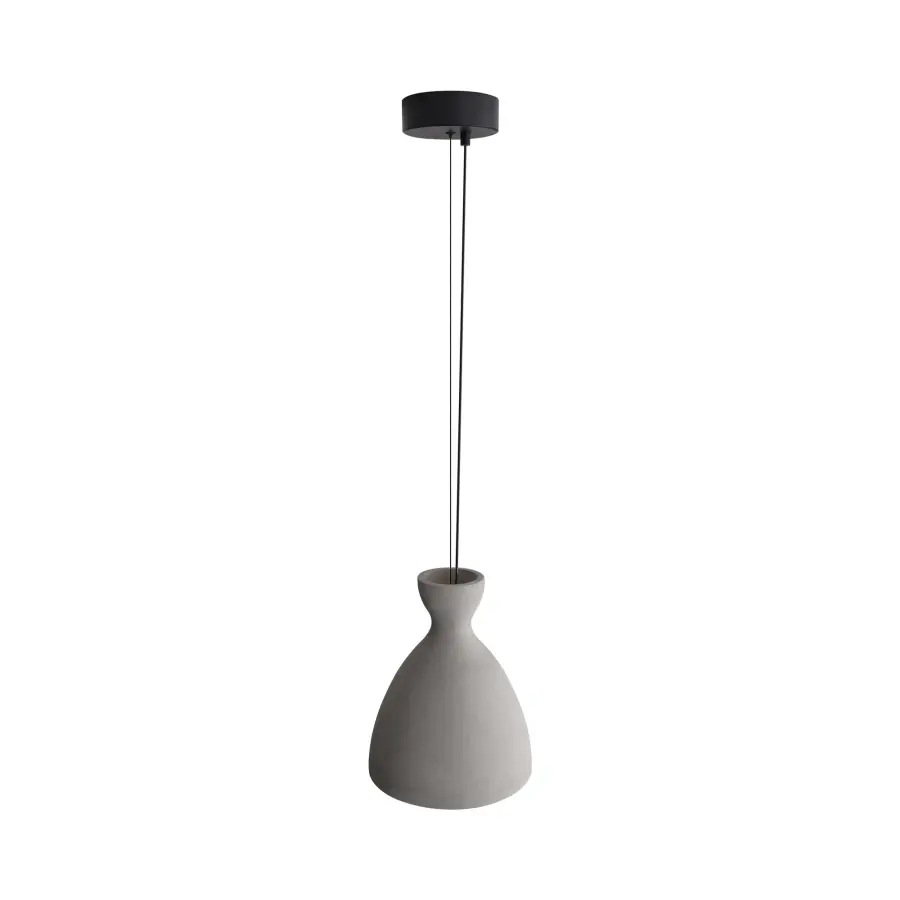 Golden Lighting Aethera 10" Integrated LED Pendant in Grey Cement - Image 4