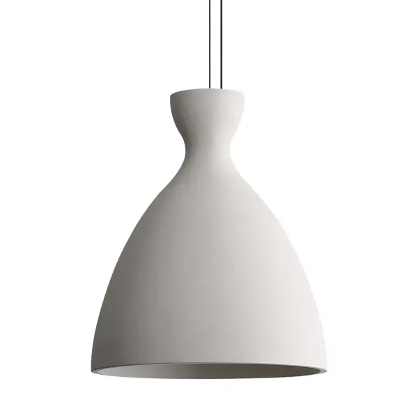 The Aethera pendant combines raw cement texture with integrated LED technology for a modern, energy-efficient lighting solution. Its adjustable height and damp rating make it versatile for various spaces.