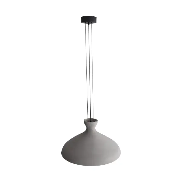 Aethera 22" Integrated LED Pendant in Grey Cement - Image 4