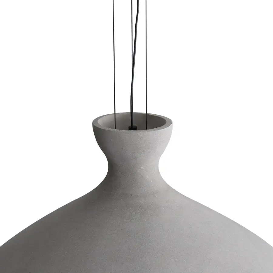 Aethera 22" Integrated LED Pendant in Grey Cement - Image 6