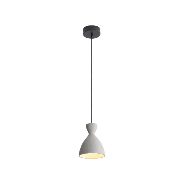 Golden Lighting Aethera 7" Integrated LED Pendant in Grey Cement - Image 3