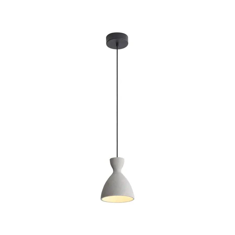 Golden Lighting Aethera 7" Integrated LED Pendant in Grey Cement - Image 3