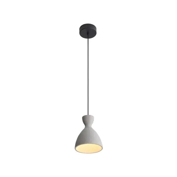 Golden Lighting Aethera 7" Integrated LED Pendant in Grey Cement - Image 4
