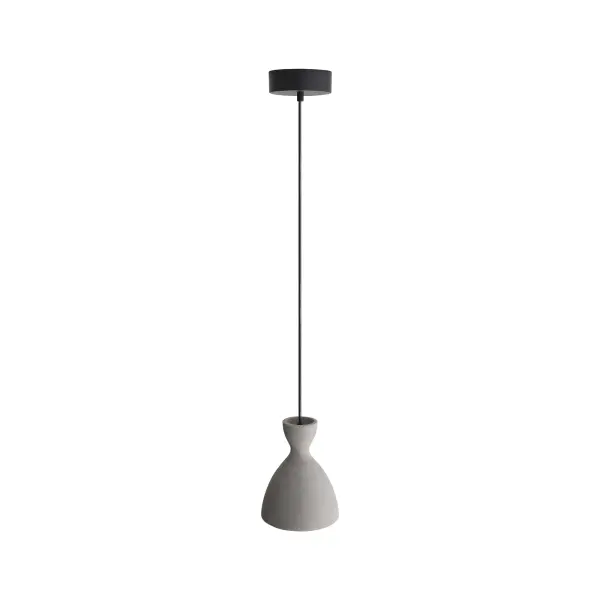 Golden Lighting Aethera 7" Integrated LED Pendant in Grey Cement - Image 5