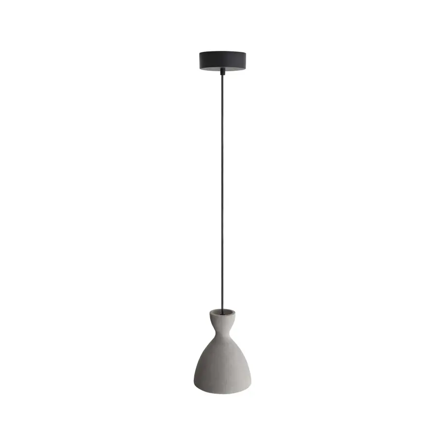 Golden Lighting Aethera 7" Integrated LED Pendant in Grey Cement - Image 5