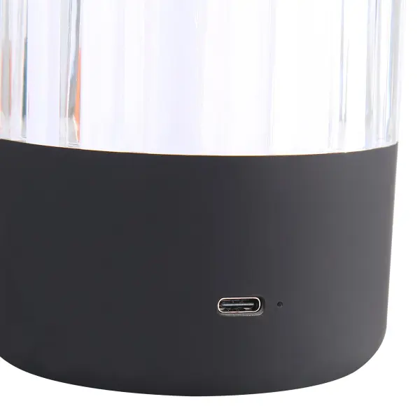 Lunari LED Lantern in Matte Black - Image 6