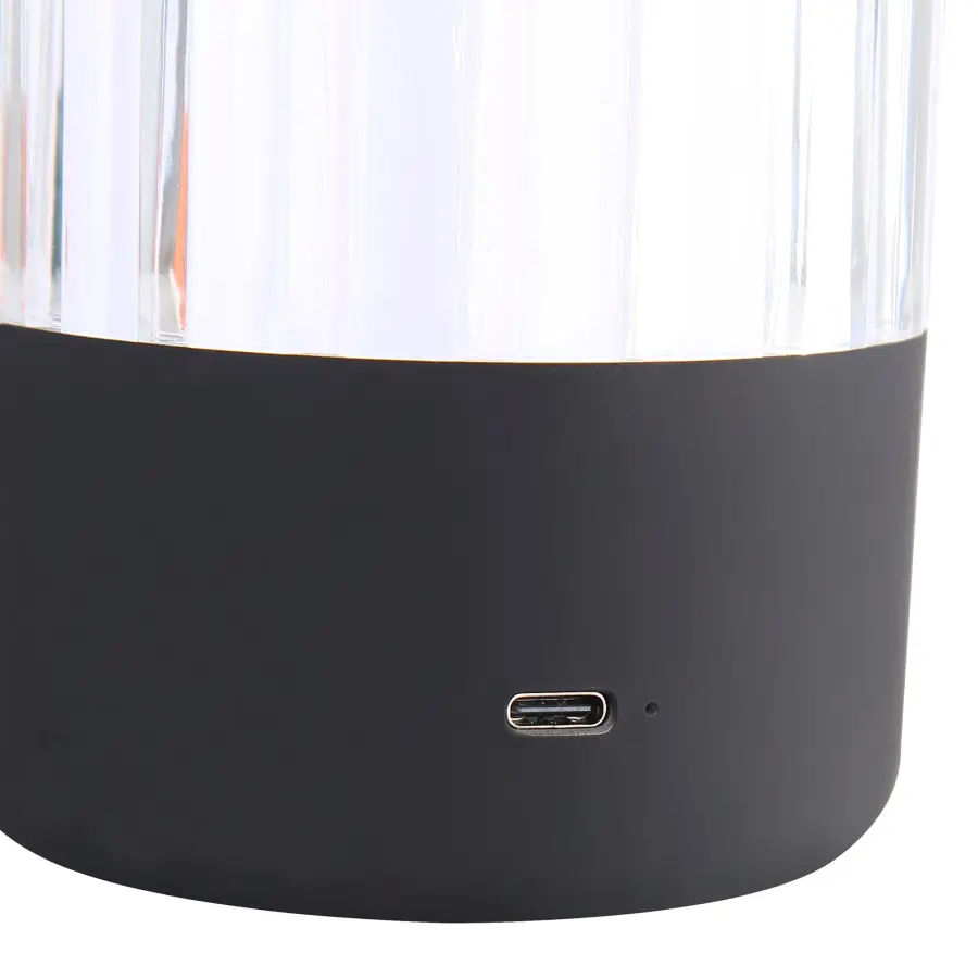 Lunari LED Lantern in Matte Black - Image 6