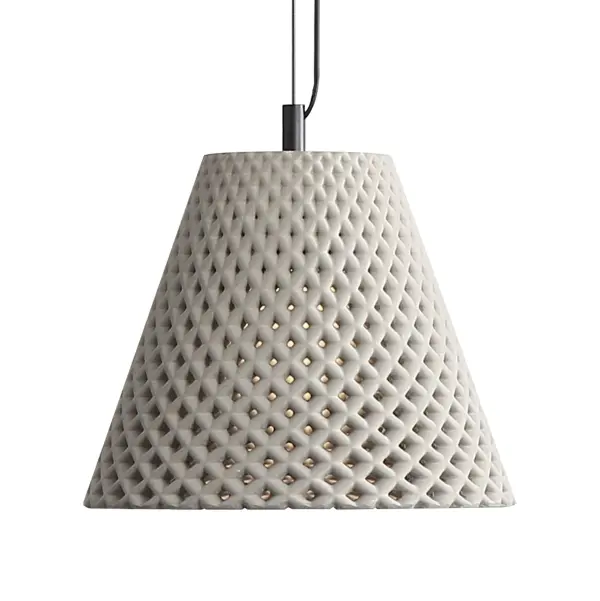 Golden Lighting Clarus 10" Integrated LED Pendant in Grey Cement - Image 1