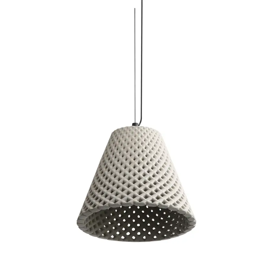 Golden Lighting Clarus 10" Integrated LED Pendant in Grey Cement - Image 3