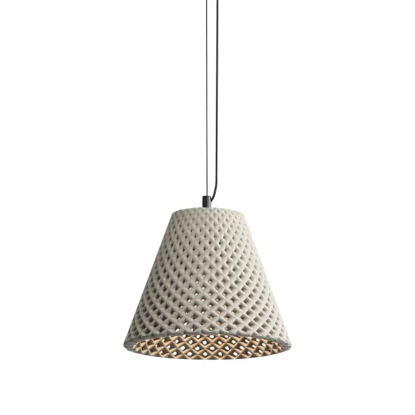 Golden Lighting Clarus 10" Integrated LED Pendant in Grey Cement - Image 4