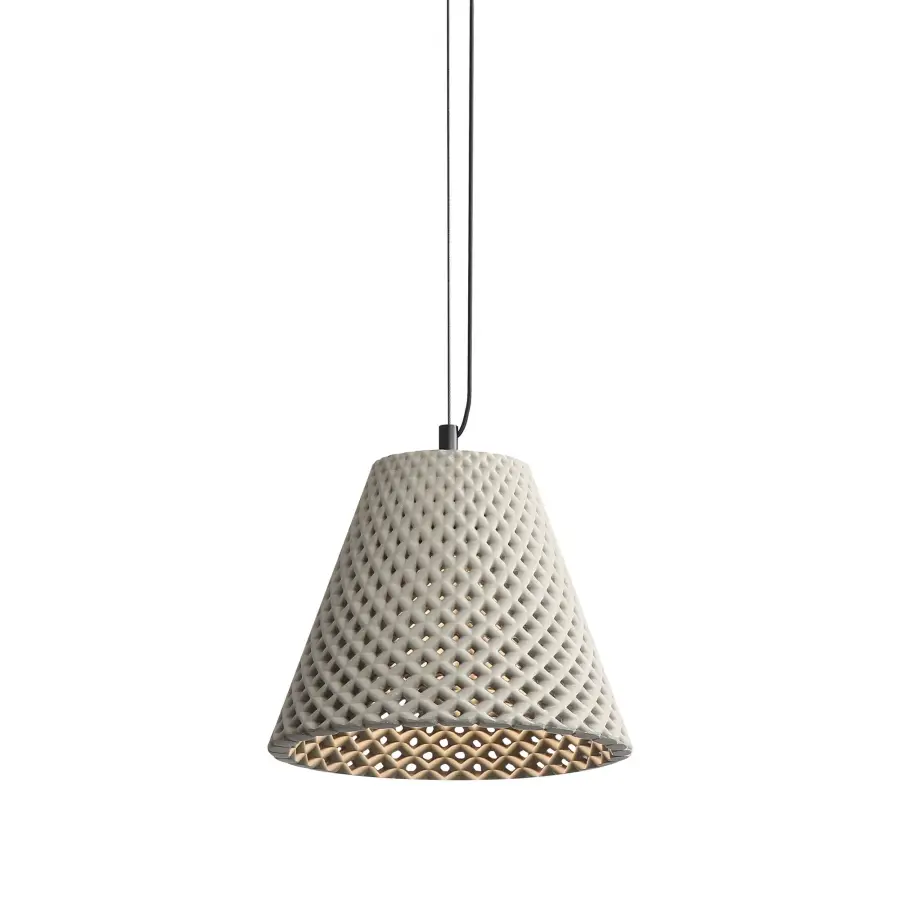 Golden Lighting Clarus 10" Integrated LED Pendant in Grey Cement - Image 4