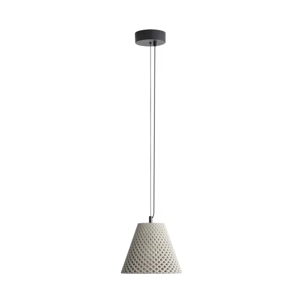 Golden Lighting Clarus 10" Integrated LED Pendant in Grey Cement - Image 5