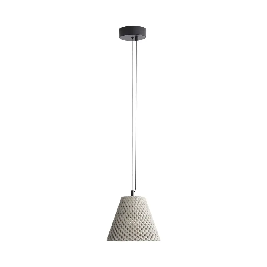 Golden Lighting Clarus 10" Integrated LED Pendant in Grey Cement - Image 5