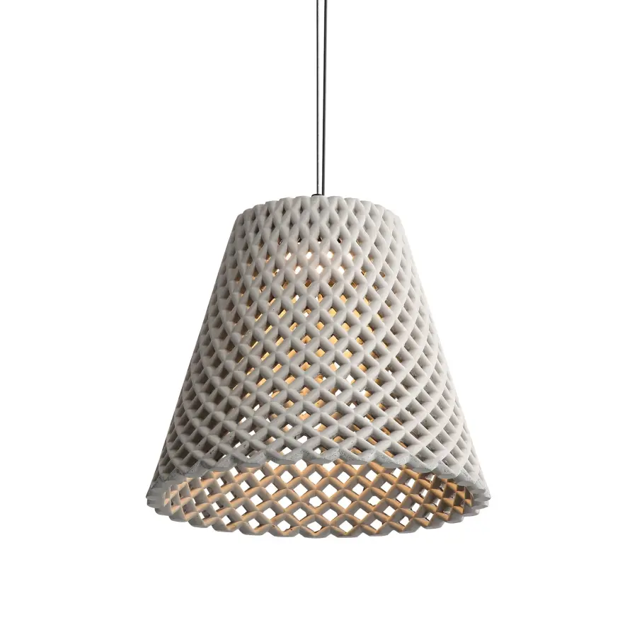 Golden Lighting Clarus 14" Integrated LED Pendant in Grey Cement - Image 2