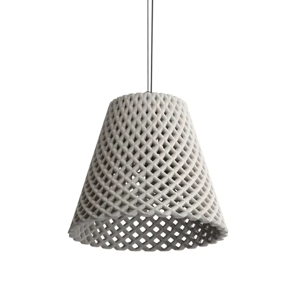 Golden Lighting Clarus 14" Integrated LED Pendant in Grey Cement - Image 3