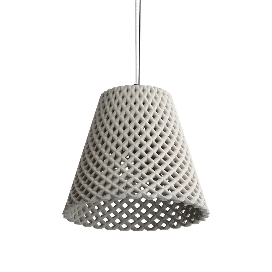Golden Lighting Clarus 14" Integrated LED Pendant in Grey Cement - Image 3