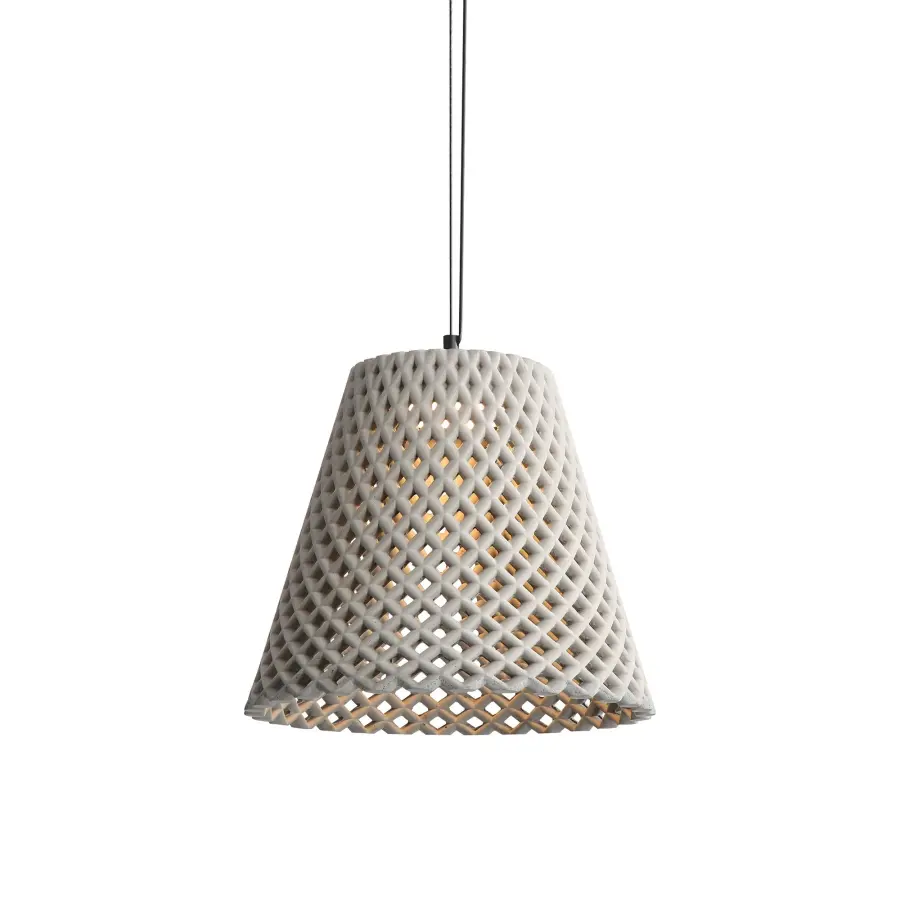 Golden Lighting Clarus 14" Integrated LED Pendant in Grey Cement - Image 4