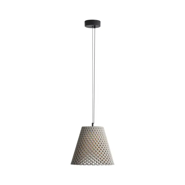 Golden Lighting Clarus 14" Integrated LED Pendant in Grey Cement - Image 5
