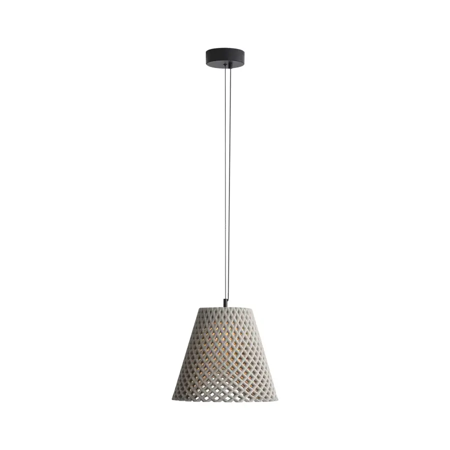 Golden Lighting Clarus 14" Integrated LED Pendant in Grey Cement - Image 5