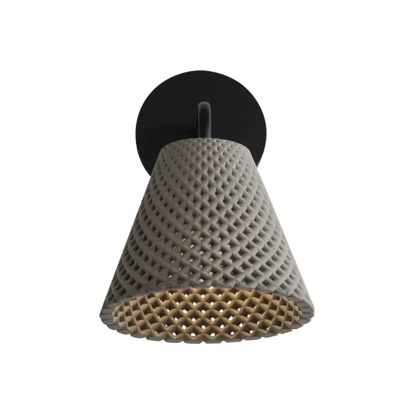 Golden Lighting Clarus Integrated LED Wall Sconce in Grey Cement - Image 3