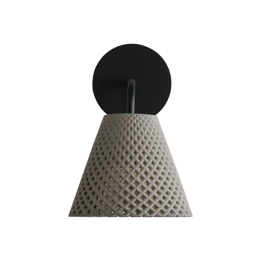 Golden Lighting Clarus Integrated LED Wall Sconce in Grey Cement - Image 4