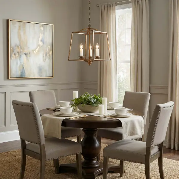 Golden Lighting Athena 3-Light Pendant in Grecian Gold - Image 3