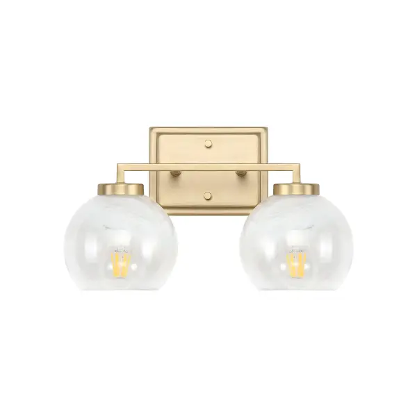 Elliott 2-Light Vanity in Brushed Champagne Brass - Image 6