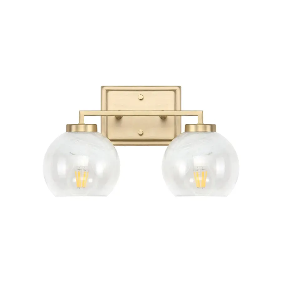 Elliott 2-Light Vanity in Brushed Champagne Brass - Image 6