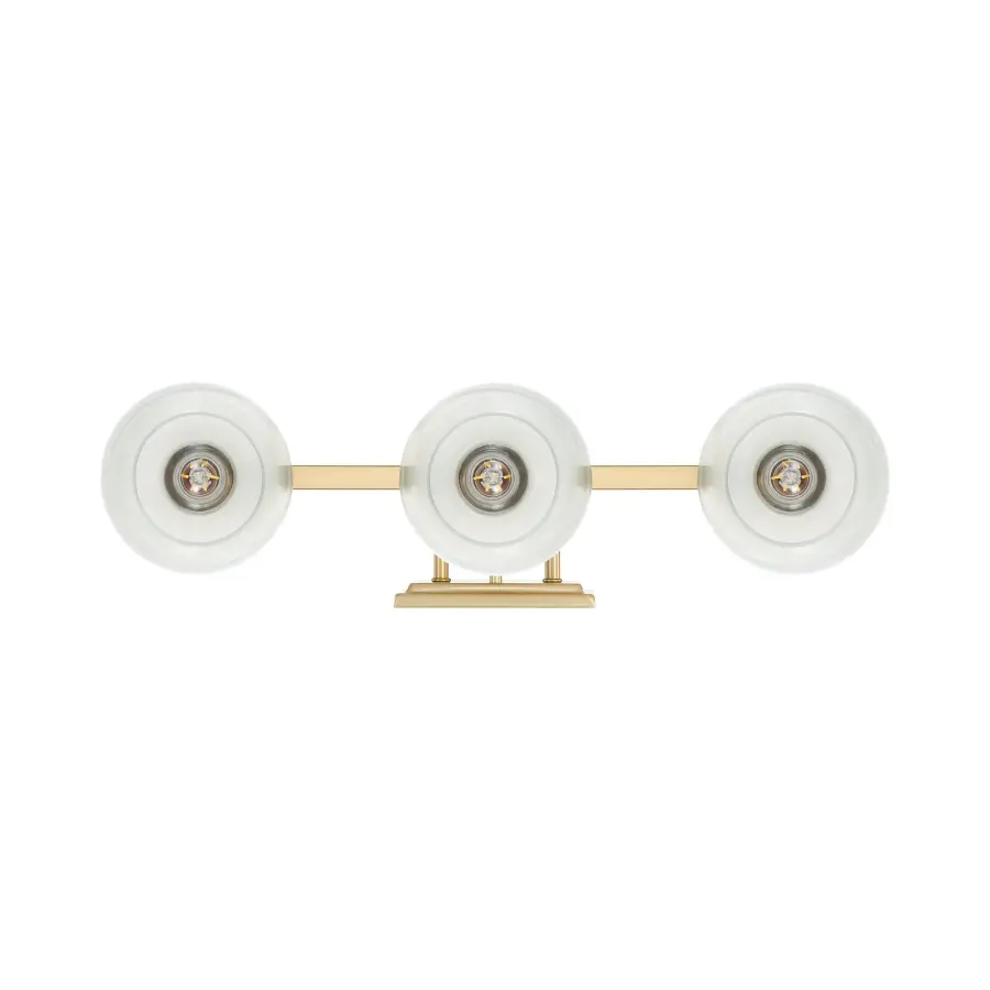 Elliott 3-Light Vanity in Brushed Champagne Brass - Image 4